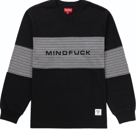 black long sleeve supreme shirt